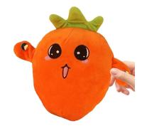 Music Sensory Toys - Stuffed Carrot Fruit Touch Activated Doll Soft Short