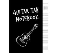 Music sheet guitar notebook: Guitar sheet notebook for guitarists, composers and songwriter - with guitar tablatur to write chords and your own songs - blank guitar tab notebook paper - 120 pages