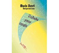 Music Sheet Inhale Your Music ( Gift): Music Sheet About Music Lessons. And As A Gift For Music Students ( All Age Groups). 100 Pages, 15.24 X 22.86 Cm (6 X 9 In).