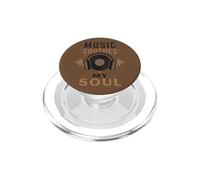 Music Soothes My Soul Casque Vinyle PopSockets PopGrip pour MagSafe