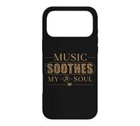 Music Soothes My Soul Music Lover Melody Song Citation Coque pour iPhone 17 Pro Max