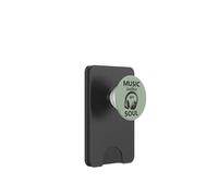 Music Soothes Soul Casque Guitare Vintage PopSockets PopWallet pour MagSafe