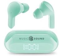 Music Sound 8018080472619 Casque Sans fil Ecouteurs Appels/Musique Bluetooth Vert Vert G