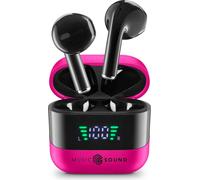 Music Sound 8018080488634 Casque sans fil intra-auriculaire Appels/Musique Bluetooth Rose