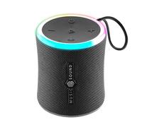 Music Sound Aura 10W - Enceinte Bluetooth Portable - Noir - IPX6 - Lumières RGB