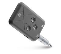 Music Sound - Bluetooth Audio Transmitter & Receiver - Émetteur et récepteur Bluetooth pour connecteur Aux - Temps de Lecture 10h - Temps de Charge 2,5h - Connecteur Jack 3,5 mm - Noir