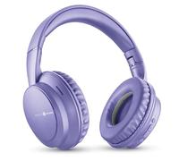 Music Sound Boost, Casque sans Fil Around-Ear Pliable avec Micro Intégré, 3 Modes EQ, Jusqu’à 8 Heures d’Autonomie, Design Ergonomique pour Musique et Appels, Compatible avec Smartphones et Tablettes