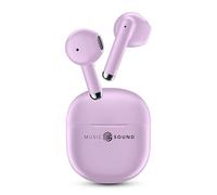 Music Sound - Breeze Écouteurs Bluetooth sans Fil avec Étui Coloré et Commande Tactile, Jusqu'à 20 Heures d'Autonomie, Appairage Automatique, Design en Capsule, Compacts et Portables