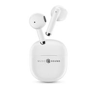 Music Sound - Breeze Écouteurs Bluetooth sans Fil avec Étui Coloré et Commande Tactile, Jusqu'à 20 Heures d'Autonomie, Appairage Automatique, Design en Capsule, Compacts et Portables