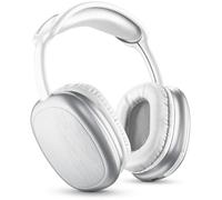 Music Sound | Casque Bluetooth MAXI2 | Casque Bluetooth 5.0 sans Fil - Play Time 22h - Charging Time 1,5h - Microphone intégré - Commandes sur Le pavillon et Bandeau réglable, Couleur Blanche