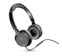 Music Sound, Casque Fil Basic, Casque Supra-auriculaire Bandeau Repliable avec Câble Anti-nœuds 1,2 m et Micro intégré - Connecteur Jack 3.5 mm - Couleur Noir MUSICSOUNDFULLCK