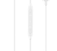 Music Sound | ÉCOUTEURS Capsule | Écouteurs Capsule avec Fil et Microphone Intégré - Connecteur USB-C - Câble Anti-enchevêtrement de 1,2 m - Couleur Blanc, AUCAPSULEMSTYPECW