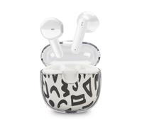 Music Sound Drip Ecouteurs Bluetooth à capsule avec étui transparent et motifs originaux