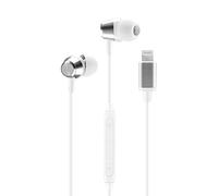 Music Sound | Écouteurs à Fil ergonomiques in-Ear, avec connecteur Lightning MFI - Blanc
