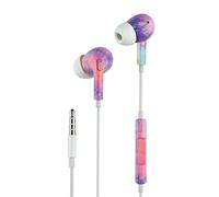 Music Sound,ÉCOUTEURS Fantasy Intra-Auriculaires,Écouteurs Intra-Auriculaires avec Fil et Microphone Intégré - Connecteur Jack 3.5 mm, Câble Anti-enchevêtrement 1,2 m - Motif Rainbow AUINEARMSFAN225