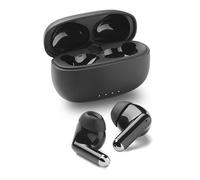 Music Sound Écouteurs Intra-Auriculaires Bluetooth sans Fil Drift avec boîtier Compact et coloré, appairage Automatique, Commandes tactiles, Jusqu’à 22 Heures d’autonomie, Noir