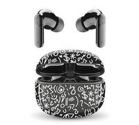 Music Sound - Fancy - Écouteurs Bluetooth TWS - Design Intra-Auriculaire - sans Fil - Boîtier de Recharge - Microphone - Temps de Lecture jusqu'à 25 Heures d'écoute - Noir