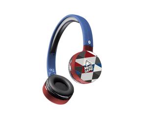 Music Sound Fantasy Casque Bluetooth coloré avec bandeau extensible et microphone