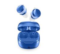 Music Sound - Flow - Casque Bluetooth Intra-auriculaire sans Fil - Durée de Lecture 25H - Bleu