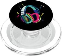 Music Sound Headphones DJ Funny Gift for Disk Jockey PopSockets PopGrip pour MagSafe