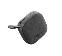 Music Sound - Mini - Enceinte Bluetooth - Puissance de 3 Watts - 4 Heures d’autonomie - Compacte et Portable - Finitions en Tissu Doux et coloré - Noir