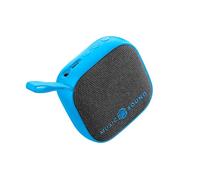 Music Sound - Mini - Enceinte Bluetooth - Puissance de 3 Watts - 4 Heures d’autonomie - Compacte et Portable - Finitions en Tissu Doux et coloré - Blue