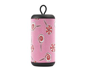 Music Sound - Vertical - Enceinte Bluetooth - 5 W - sans Fil - Play Time 4 Heures - Bluetooth 5.0 - Rose