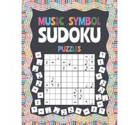 Music Symbol Sudoku Puzzles: Large print sudoku for adults medium