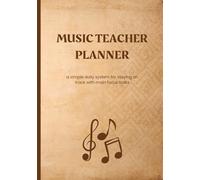 Music Teacher Planner: a simple daily system for staying on track with main focus tasks