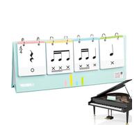 Music Teaching Rhythm Cards - Remarque Lire des Cartes Flash, entraîneur du Personnel | Kit de théorie Musicale d'apprentissage précoce pour Les d'âge préscolaire, Les Jeunes pianistes, Les AC