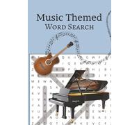 Music Themed Crossword Puzzle Book: Word Searches with Easy to Read Print About Music, Instruments, Music Theory and more! I 6x9 inches, 120 pages I ... ...Gifts for Travel, Vacation, and Relaxing