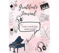Music themed gratitude Journal: For 90 Days