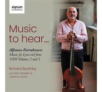 Music To Hear - Musique pour lyra-viol de 1609 Volumes 2 et 3 CD