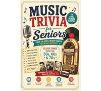 Music Trivia book for Seniors: Finish the Lyrics, Memory Games & Nostalgic Activities with Classic Songs from the 50s, 60s & 70s