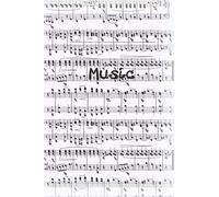 Music: With Musical Scope On Each Page, This Music Book Will Help You To Note All The Melodies That Go Through Your Mind, All Your Favorite Music Or Simply Ideas Etc ... Thanks To Its 150 Pages You Wi