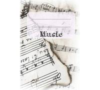 Music: With Musical Scope On Each Page, This Music Book Will Help You To Note All The Melodies That Go Through Your Mind, All Your Favorite Music Or Simply Ideas Etc ... Thanks To Its 150 Pages You Wi