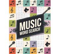 Music Word Search Book: Fun and Challenging Brain Games for Music Lovers