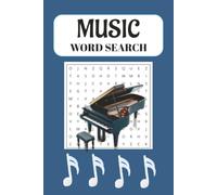 Music Word Search Puzzle Book: Word Searches with Easy to Read Print about Music, Jazz, Instruments, and more | 6x9 inches, 110 pages | 50+ Puzzles ... Gift for Holidays, Vacations, and Free Times