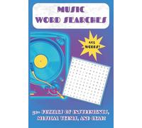 Music Word Search Puzzle Book: Word Searches with Easy to Read Print about Music, Songs, Instruments and More | 6x9 inches, 110 pages | 50+ Puzzles ... Gift for Vacations, Holidays, and Free Times