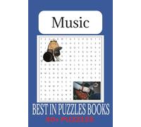 Music Word Search Puzzle Book: Words Searches with Easy to read Print about Music , songs , writers and More 6x9 inches, 110 pages , 50+ Puzzles ... Gift for vacations , Holidays and Free Times