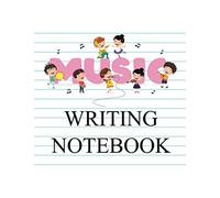 Music Writing Notebook With White Cute Cover Design: Blank Sheet Music Spiral For Kids Easy To Learn, Pages Of Wide Staff Paper (8.5x11)