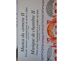 Musica da Camera II Trios pour instruments Woodwind ou strings