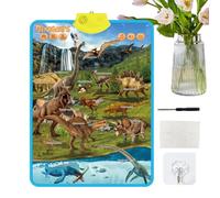 Musical Alphabet Wall Chart - Electronic Tool, Learning Board, Number Letter Educational Display | Homeschool Supplies Interactive Wall Poster for Kids Classroom Early Learning Teaching Tool Home