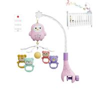 Musical Crib Mobile - Infant Soothing Rattle, Baby Bed Holder Arm | Toddler Sleep Support Accessory Bedroom Decor, Gentle Lullaby Spinner Kit for Relaxation Nursery Sleeping Environment