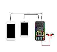 Musical Instrument Voice Changer Modulator I9 Multifunction Portable Mini Sound Card for Live Broadcast Game Computer