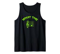 Musical Notes Instrument Key Treble Clef Pentagram Design Débardeur