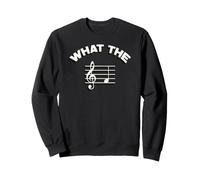 Musical Notes Instrument Key Treble Clef Pentagram Design Sweatshirt