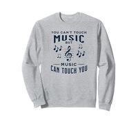 Musical Notes Instrument Key Treble Clef Pentagram Sweatshirt