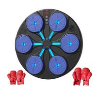 Musical Punching Machine, Music Boxing Target, Smart Reflex Trainer with LED Rhythm Lights, Stable Convenience Design for Home Gym, Bedroom, Living Room, Work Area Training