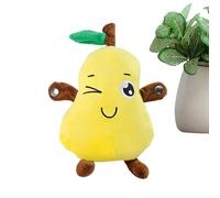 Musical Sensory Plush fruittoySet - Electronic Singing Soft Pear 22×10×28cm, Orange 26.5×10×22.5cm & Mixed fruit26×11.5×24.5cm | Interactive Educational Toy, Sound Plush toyfor Kids Learning,